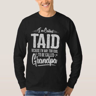 Funny Taid Idee voor opa Mannen Vader's Dag Taid T-shirt