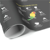 Funny Talented Sun Conure Bird Lover Cadeaupapier (Rol Hoek)