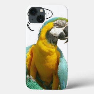 Funny Talking Parrot iPad iPhone 13 Hoesje