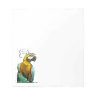 Funny Talking Parrot Notitieblok