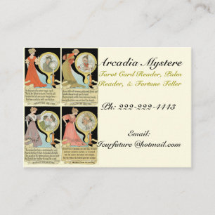 Funny  Tarot Cards Sjabloon Visitekaartje