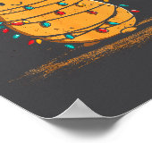 Funny Tato Christmas Graphics Lights Lover  Poster (Hoek)