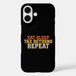 Funny Tax Seizoen Belasting iPhone 16 Hoesje