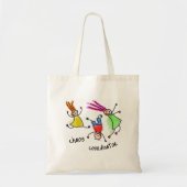 Funny Teacher Chaos Coordinator Tote Bag (Voorkant)