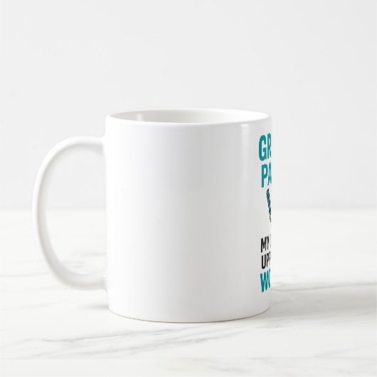 Funny Teacher Coffee Mug – "Grading Papers (Gauche)