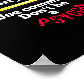 Funny Teacher English Use Commas Dont Be A Psycho Poster (Hoek)