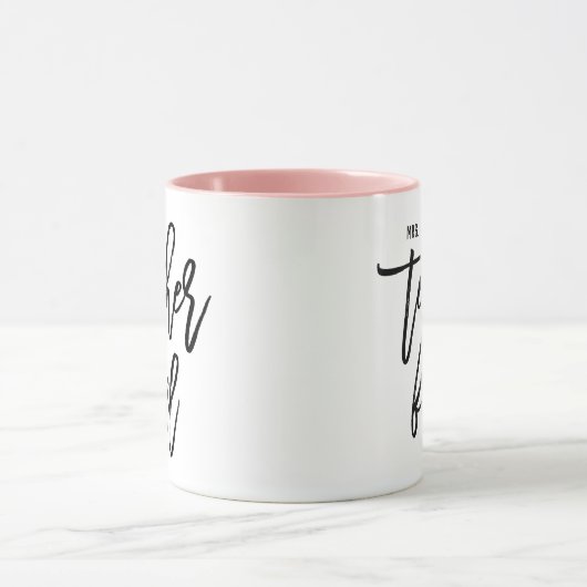 Funny Teacher Fuel Personalized Mok (Midden)