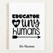 Funny Teacher gepersonaliseerd cadeau Planner (Voorkant)