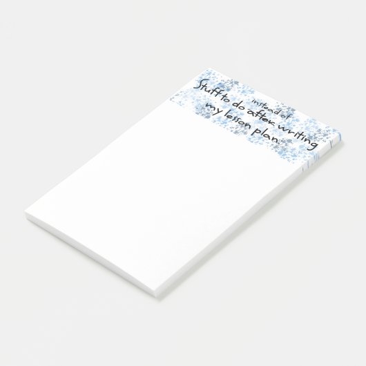 Funny Teacher Gift Post-it® Notes (Schuin)