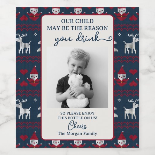 Funny Teacher Gift Wine Label - kerstcadeau Wijn Etiket (Enkel label)