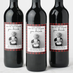 Funny Teacher Gift Wine Label - kerstcadeau Wijn Etiket