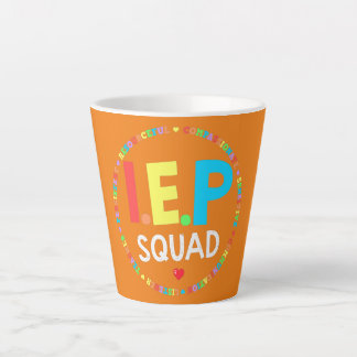 Funny Teacher IEP Squad I Encourage Progress Sped Latte Mok