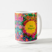 Funny Teacher Name Class Squad  Koffiemok (Voorkant rechts)