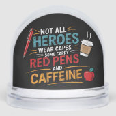 Funny Teacher Not All Heroes Wear Capes Coffee (Avant)