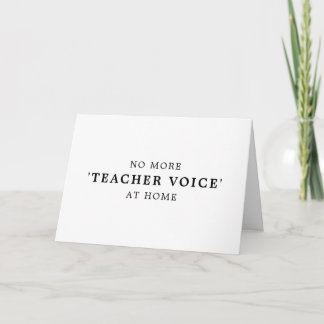 Funny Teacher Ouders-to-be Zwangerschap Gezegden Kaart