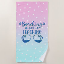 Funny Teacher Pastel Blue Pink Ombre Waterverf