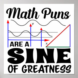 Funny Teacher Poster | Wiskunde Pun Poster