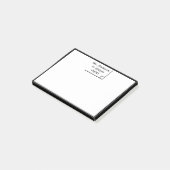 Funny Teacher Wiskunde School Humor Post-it® Notes (Schuin)