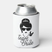 Funny Team Bride Gift for Bachelorette Party Blikjeskoeler (Blikje Voorkant)