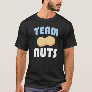 Funny Team Nuts Baby Boy Gender onthult berichten T-shirt