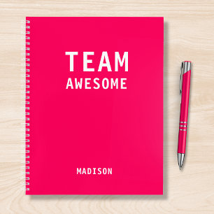 Funny Team Persoonlijke Nota's Vergadering van de  Notitieboek