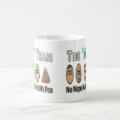 Funny Teamwork Koffiemok (Center)