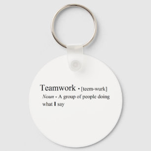 Funny Teamwork-producten Sleutelhanger