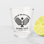 Funny Tears of My Pickleball Opponents Shot Glas (Voorkant)