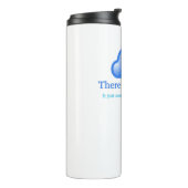 Funny Tech Humor Er is geen wolk zijn computer Thermosbeker (Gedraaid links)