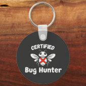 Funny Tech Sleutelhanger - "Gecertificeerde Bug Hu (Achterkant)