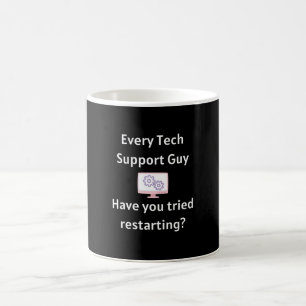Funny Tech Support Line Koffiemok