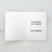 Funny Teen Birthday Kaart (Binnen)