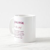 Funny Tele-Nurse Mug – Personalized Public Health  (Devant gauche)