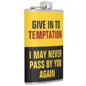 Funny Temptation custom monogram kolf Heupfles (Rechts)