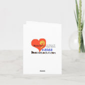 Funny Tennis Love Machine Carte de voeux (Dos)