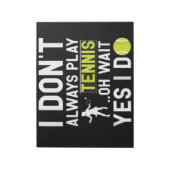 Funny Tennis Lover Player Gifts Notitieblok (Gedraaid)