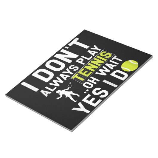 Funny Tennis Lover Player Gifts Notitieblok (Schuin)
