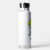 Funny Tennis Player Gepersonaliseerd Waterfles (Rechts)