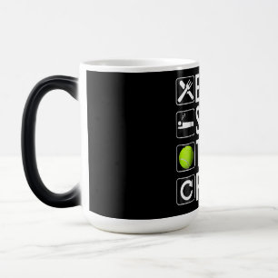 Funny Tennis Player Gift - Eat Sleep Tennis Magische Mok