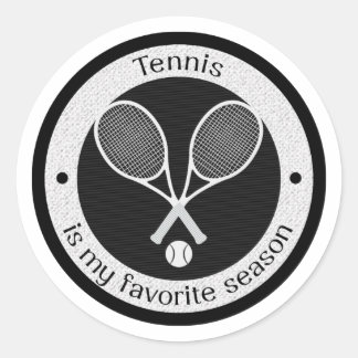 Funny tennis ronde sticker