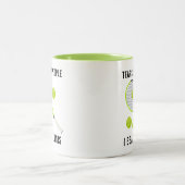 Funny Tennis Tweekleurige Koffiemok (Center)