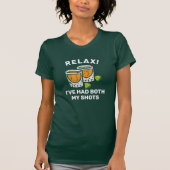 Funny Tequila COVID Vaccin Drink partij T-shirt (Voorkant)