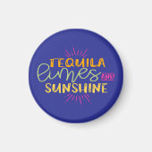 Funny Tequila Limes Sunshine Mexican Magneet (Voorkant)