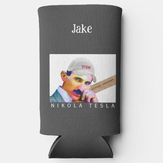 Funny Tesla Portrait (Voorkant)