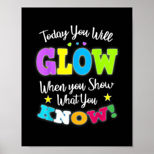 Funny Test Day Mode on Teacher Testing Ideeën Poster