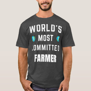 Funny Tet Gezegde World's meest geëngageerde boer T-shirt