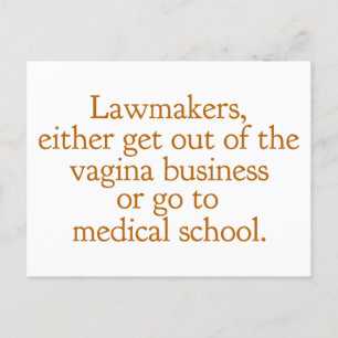 Funny Texas Abortion Laws Pro Choice Women Quote Briefkaart