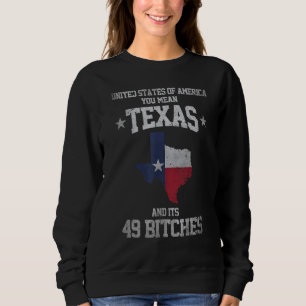 Funny Texas en zijn 49 staten VS Texan Vintage Trui