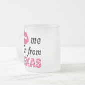 Funny Texas Matglas Koffiemok (Voorkant links)