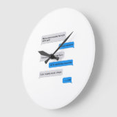 Funny text message grote klok (Hoek)